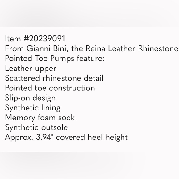 NWT Gianni Bini Reina Rhinestone Heels - Picture 12 of 12